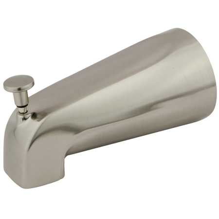 Picture of Kingston Brass K189A8 Kingston Brass K189A8 5 in. ZINC Tub Spout with Diverter  Satin Nickel