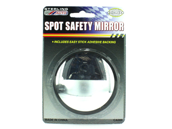 Picture of Bulk Buys CA086-96 3&quot; Wide Spot Safety Mirror on a Blister Card - Pack of 96