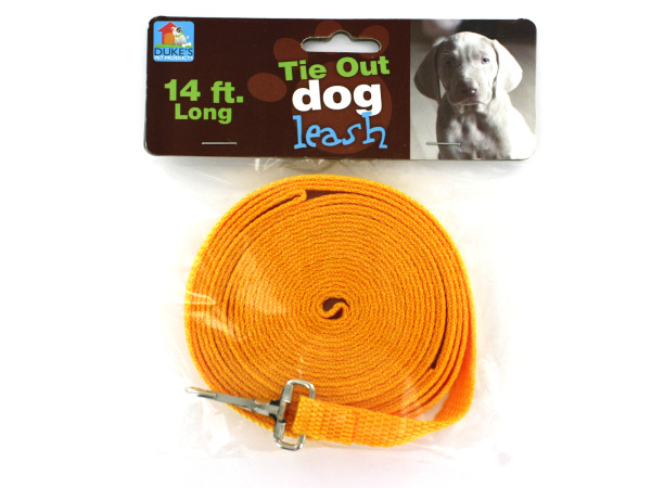 Picture of Bulk Buys DI069-72 Solid Color Dog Tie Out Leash - Pack of 72