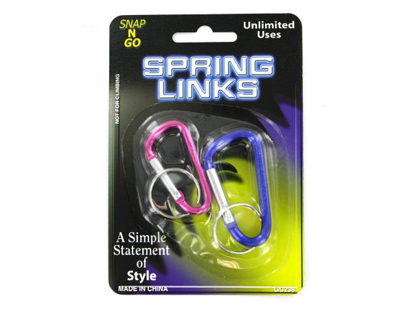 Picture of 2 Pack spring links -assorted colors - Pack of 24