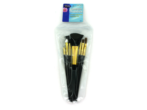 Picture of Cosmetic brushes in case -set of 7 - Pack of 24