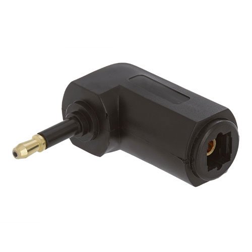 Picture of Cmple 261-N Optical Toslink Jack to Mini Plug Angled Adapter