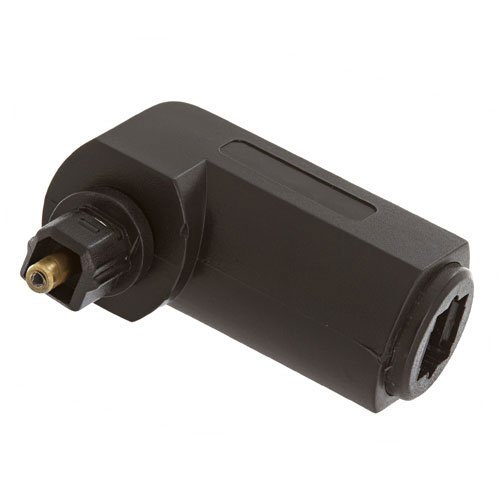 Picture of Cmple 262-N Optical Toslink Jack to Toslink Plug Angled Adapter