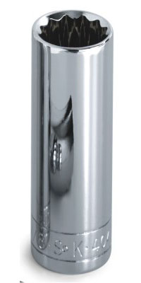 SK42408 .38 in. Drive 12 Point Deep Fractional Socket .25 in.