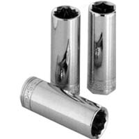 SK44911 .25 in. Drive 12 Point Deep Fractional Socket .34 in.