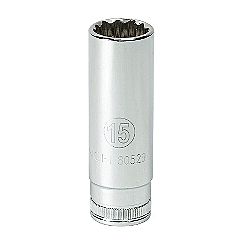 KD80239 .25 Drive 12 Point Deep Socket 12mm