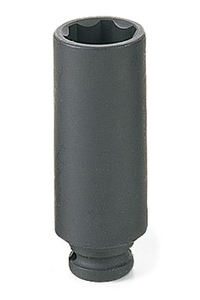 1/4" Drive, 11mm Size, Metric Socket, 6s Points, 11mm,1/4"D,Impact,6pt.,D