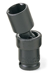 1/4" Drive, 14mm Size, Metric Socket, 6s Points, 14mm,1/4"D,Impact,Univ 6pt.