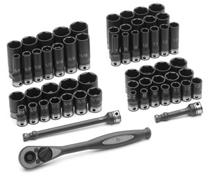 Grey Pneumatic 3/8" Drive x 19mm Standard Duo-Socket, 6 Point (81019M)