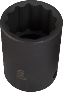Sunex Tool SU318MZ .38 Drive 18MM 12 Point Impact Socket