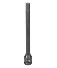 Grey Pneumatic 3/8" Drive x 6mm Hex Driver 6" Length Socket (19066M)
