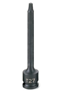 Grey Pneumatic 3/8" Dr. x T27 Internal Star Driver 6" Socket (11276T)