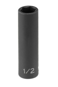 Grey Pneumatic 3/8" Drive x 1/2" Deep Socket (1016D)