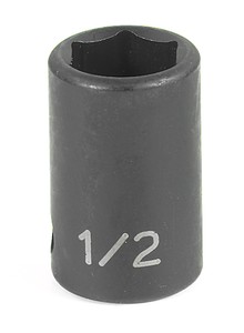 3/8" Drive, 20mm Size, Metric Socket, 6 Points, 20mm,3/8D Impact,6pt.