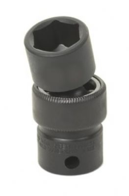 3/8" Drive, 11mm Size, Metric Socket, 6 Points, 11mm,3/8"D,Impact,Univ 6pt.