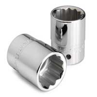 1/2 " Drive, 22mm Metric, Socket, 12 Points,  Steel, Chrome, 22 mm