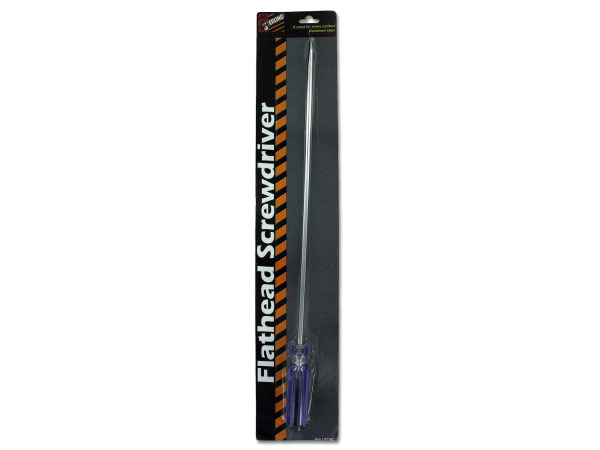 Picture of 12 Inch flathead screwdriver - Pack of 24