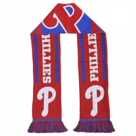 Picture of Forever Collectibles 152492 MLB - 2011 Team Stripe Scarf - Philadelphia Phillies