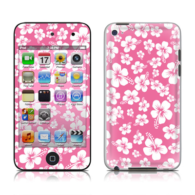 Picture of DecalGirl AIT4-ALOHA-PNK iPod Touch 4G Skin - Aloha Pink