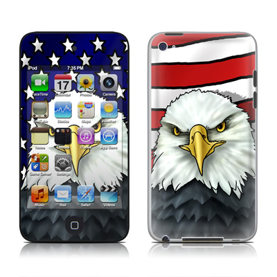Picture of DecalGirl AIT4-AMERICANEAGLE iPod Touch 4G Skin - American Eagle