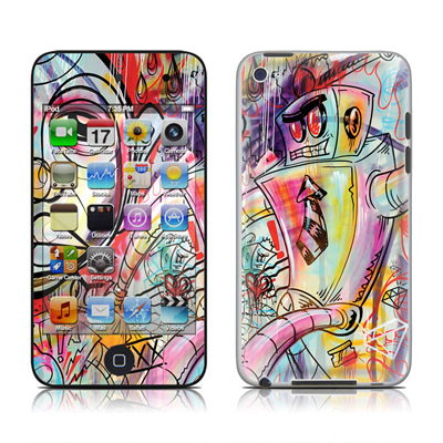 Picture of DecalGirl AIT4-BAMELT iPod Touch 4G Skin - Battery Acid Meltdown