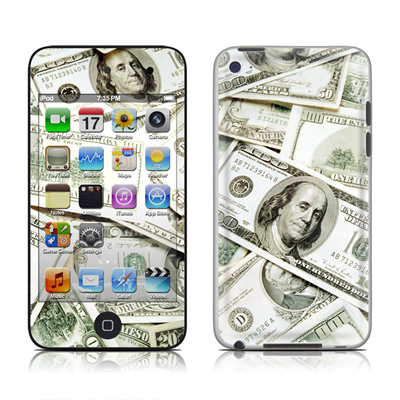 Picture of DecalGirl AIT4-BEN iPod Touch 4G Skin - Benjamins