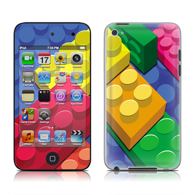 Picture of DecalGirl AIT4-BRICKS iPod Touch 4G Skin - Bricks