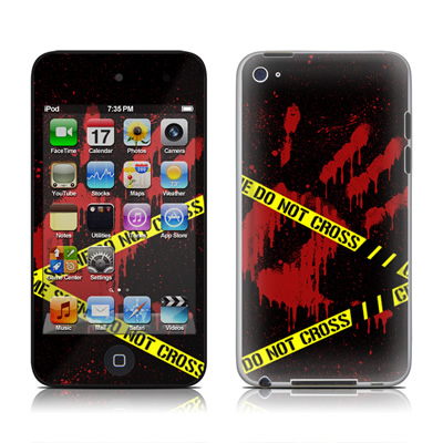 Picture of DecalGirl AIT4-CRIME iPod Touch 4G Skin - Crime Scene