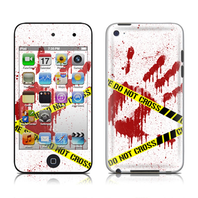 Picture of DecalGirl AIT4-CRIME-REV iPod Touch 4G Skin - Crime Scene Revisited