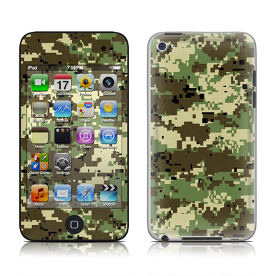 Picture of DecalGirl AIT4-DIGIWCAMO iPod Touch 4G Skin - Digital Woodland Camo
