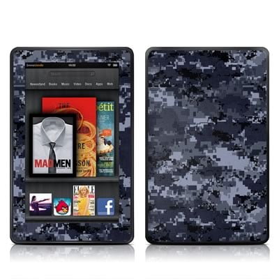 AKF-DIGINCAMO Kindle Fire Skin - Digital Navy Camo -  DecalGirl