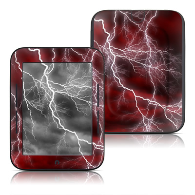 Picture of DecalGirl BNNT-APOC-RED Barnes and Noble Nook Touch Skin - Apocalypse Red