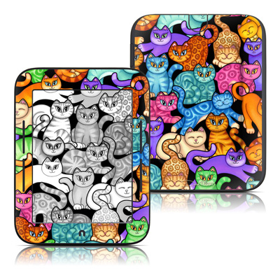 Picture of DecalGirl BNNT-CLRKIT Barnes and Noble Nook Touch Skin - Colorful Kittens