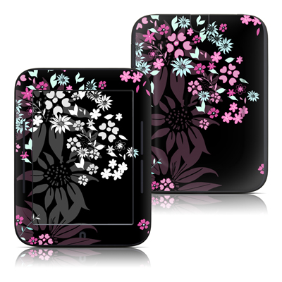 Picture of DecalGirl BNNT-DKFLOWERS Barnes and Noble Nook Touch Skin - Dark Flowers