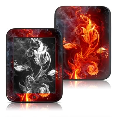 Picture of DecalGirl BNNT-FLWRFIRE Barnes and Noble Nook Touch Skin - Flower Of Fire