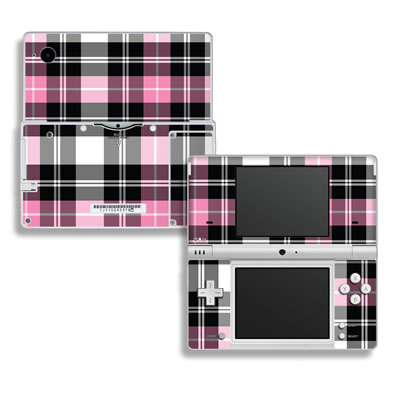 DSI-PLAID-PNK DSi Skin - Pink Plaid -  DecalGirl