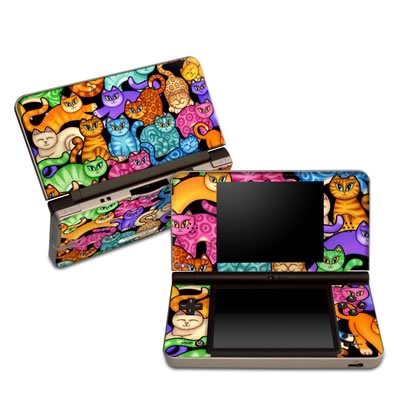 DSIXL-CLRKIT DSi XL Skin - Colorful Kittens -  DecalGirl