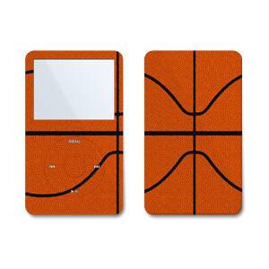 Picture of DecalGirl IPC-BSKTBALL iPod Classic Skin - Basketball
