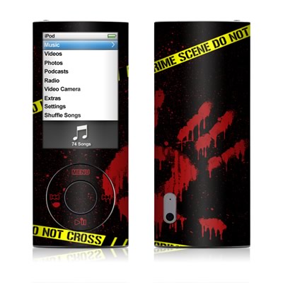 Picture of DecalGirl IPN5-CRIME iPod nano - 5G Skin - Crime Scene