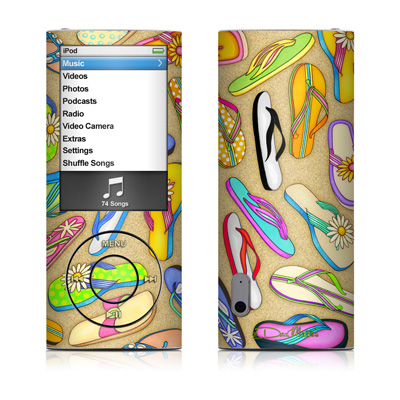 Picture of DecalGirl IPN5-FLIPFLOP iPod nano - 5G Skin - Flip Flops