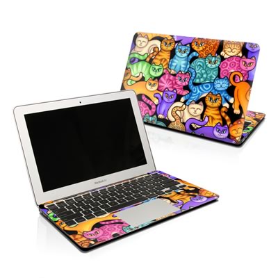 MB-CLRKIT MacBook Skin - Colorful Kittens -  DecalGirl