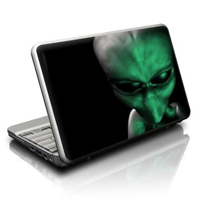 Picture of DecalGirl NS-ABD-GRN Netbook Skin - Abduction