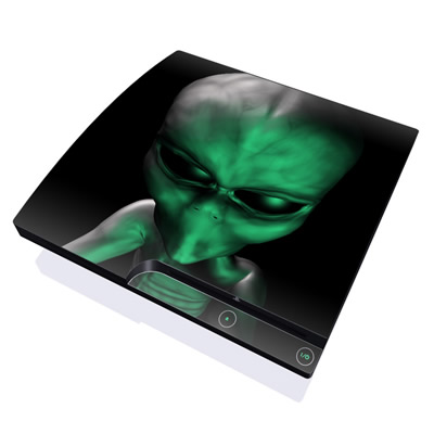 Picture of DecalGirl PS3S-ABD-GRN PS3 Slim Skin - Abduction