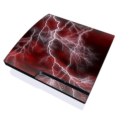Picture of DecalGirl PS3S-APOC-RED PS3 Slim Skin - Apocalypse Red