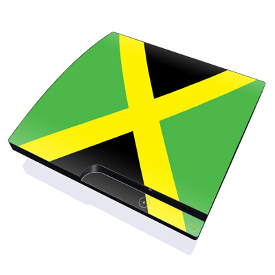 Picture of DecalGirl PS3S-FLAG-JAMAICA PS3 Slim Skin - Jamaican Flag
