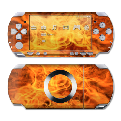 PSPS-COMBUST PSP Slim & Lite Skin - Combustion -  DecalGirl