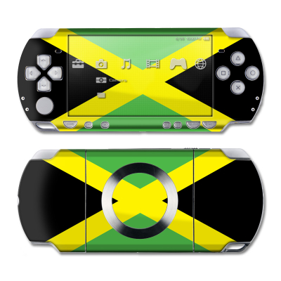 PSPS-FLAG-JAMAICA PSP Slim & Lite Skin - Jamaican Flag -  DecalGirl