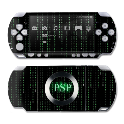 PSPS-MATRIX PSP Slim & Lite Skin - Matrix Style Code -  DecalGirl