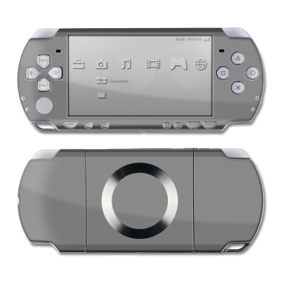 PSPS-SS-GRY PSP Slim & Lite Skin - Solid State Grey -  DecalGirl