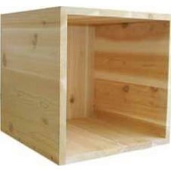 18 in. x 18 in. Cedar Cube